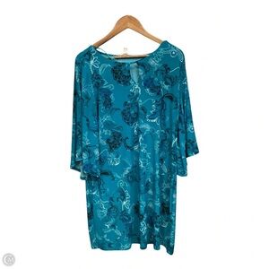 NWT- Dana Buchman 3/4 Kimono Sleeve Keyhole Neck Shift Dress - Size Large